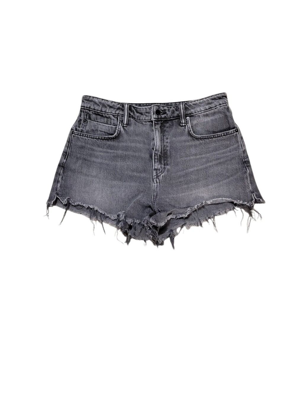Alexander Wang Bite Black Denim Shorts